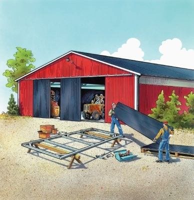 Portramme byggesett 6×6 meter