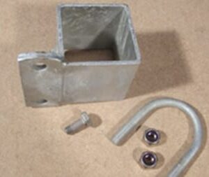 Hevebeslag til 2" frontrør enkelt