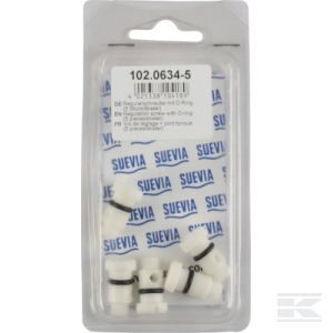 Reguleringskrue med o-ring 5 stk til Suevia ventil