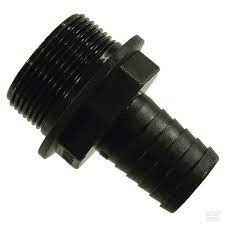 Slangestuss 30 mm x 1 1/2" han