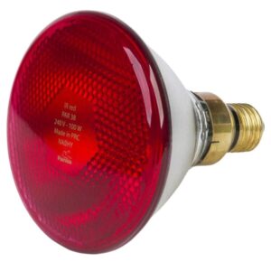 Infrarød varmepære 175W rød