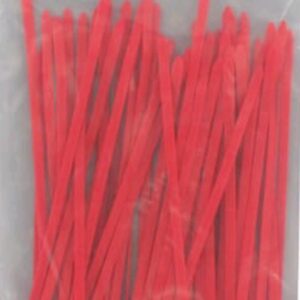 Strips 3.6x140 mm rød Polyamid max. Ø33 mm 50 stk