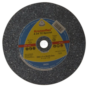 Skjæreskive / Kuttskive / Kappskive 230x3,0x22 mm kronenflex tz a24tz